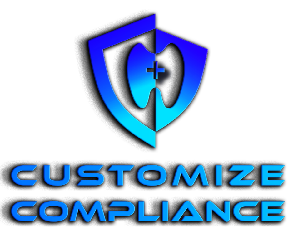 Customize Compliance logo with tooth inside of shield.